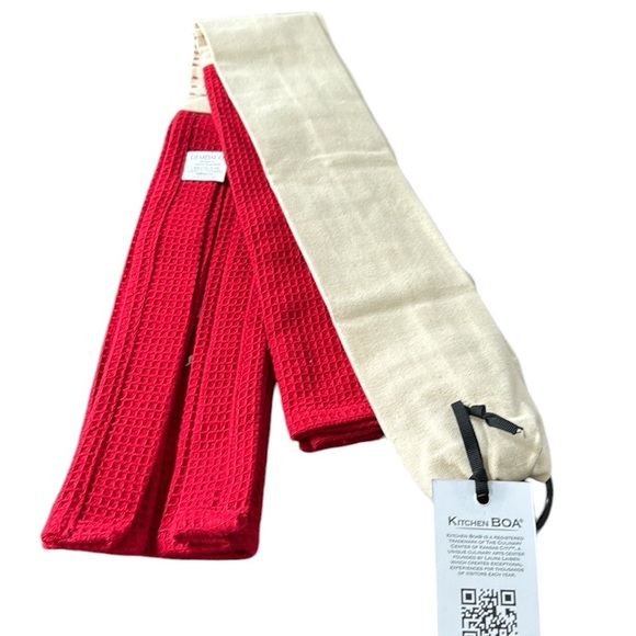 Demdaco Kitchen Boa Neck Tea Towel Scarf 100% Cotton NWT - Picture 4 of 5